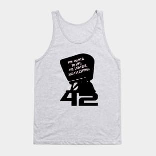 Deep Thought - Hitchhikers Guide to the Galaxy Tank Top